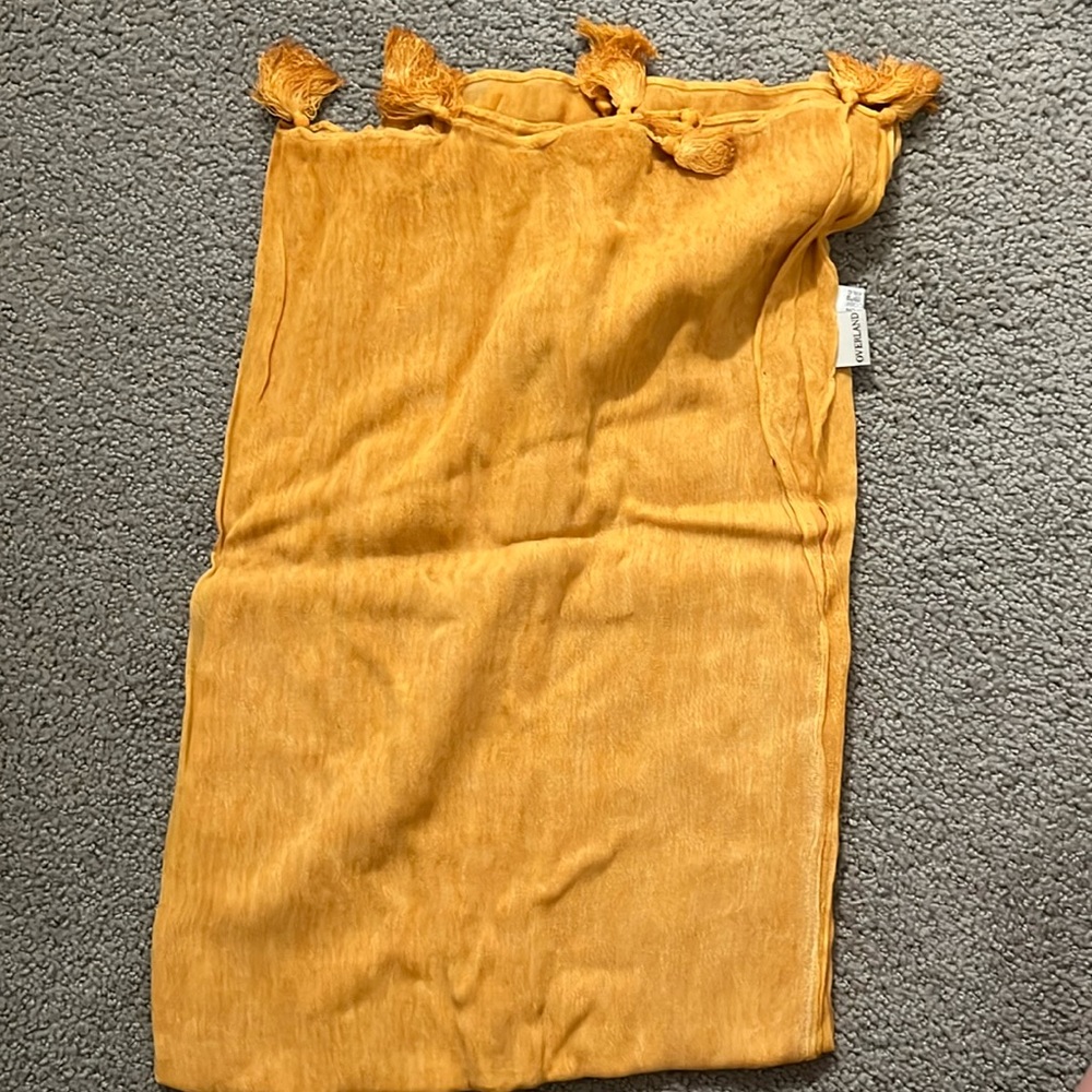 Overland cotton blend scarf